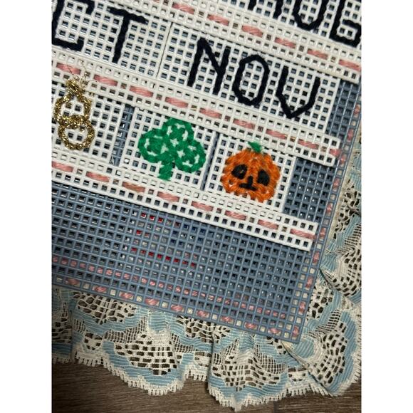 Vintage Perpetual Calendar Handmade 90s Cottage Core Farmhouse Wall Decor 16x13" - Picture 7 of 9